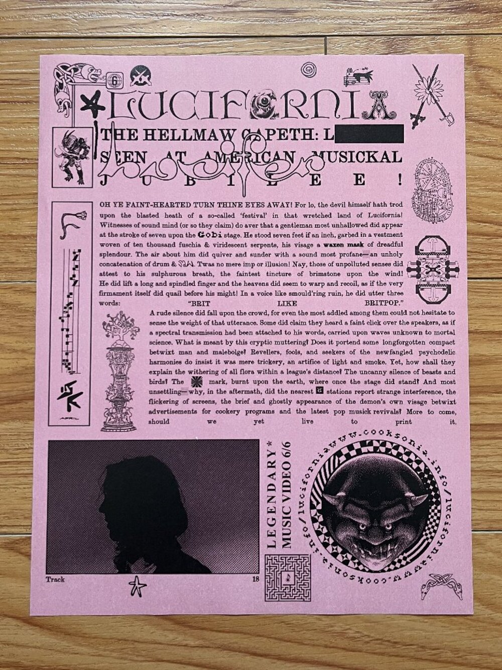 A.G. Cook Lucifer Print PC Music